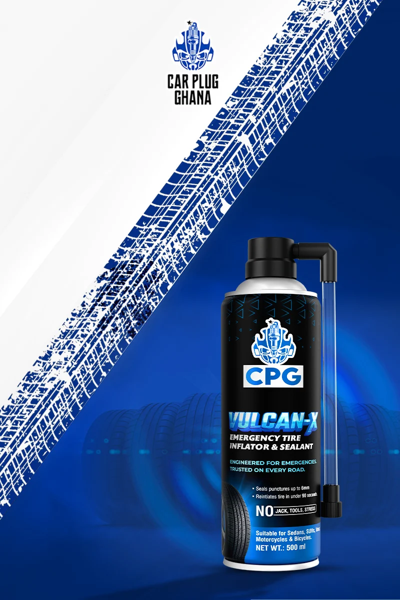 CPG Vulcan-X emergency tyre inflator and sealant