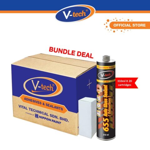 V-Tech 655 Auto Glass Sealant Box (20Pcs)