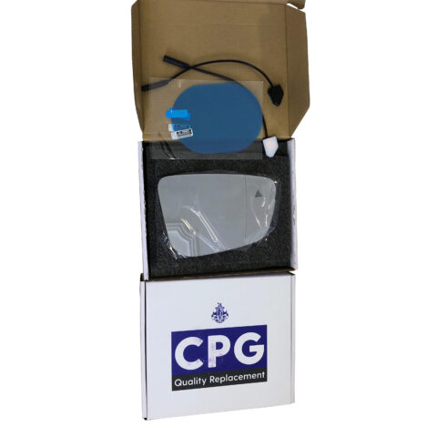 BMW M Series (2018-2022) CPG Mirror Glass – Passenger Side with Blind‑Spot Monitoring