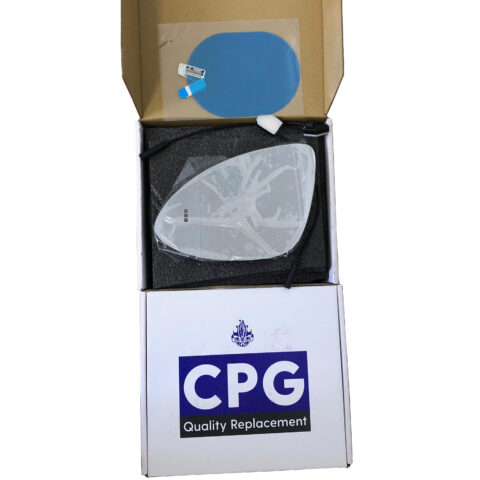 Porche Cayenne (2011-2018) CPG Mirror Glass – Passenger Side with Blind‑Spot Monitoring